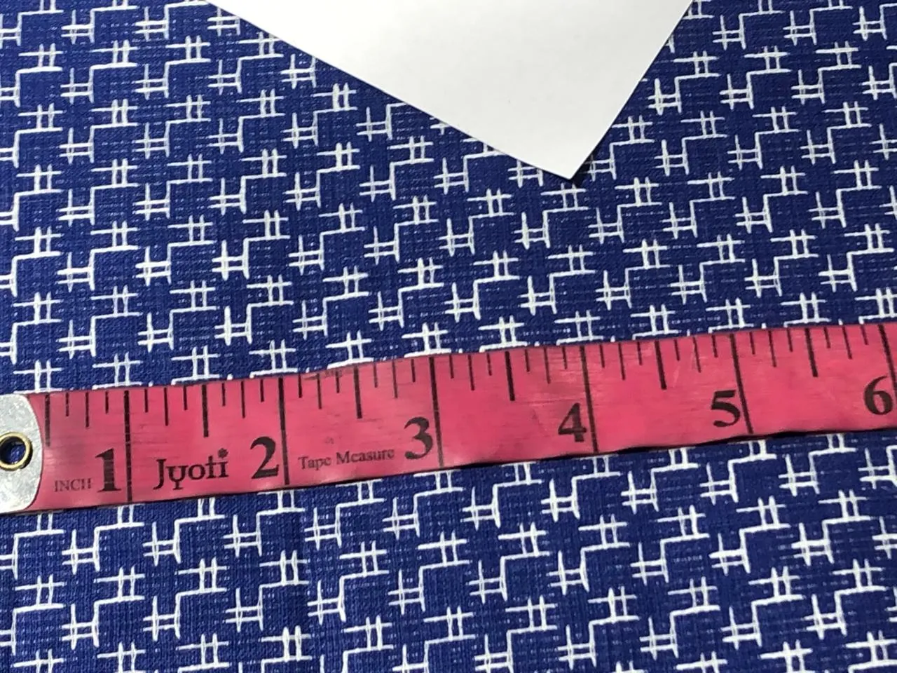 100% Cotton jacquard  Fabric 58" wide mill made available in 2 colors blue and denim blue