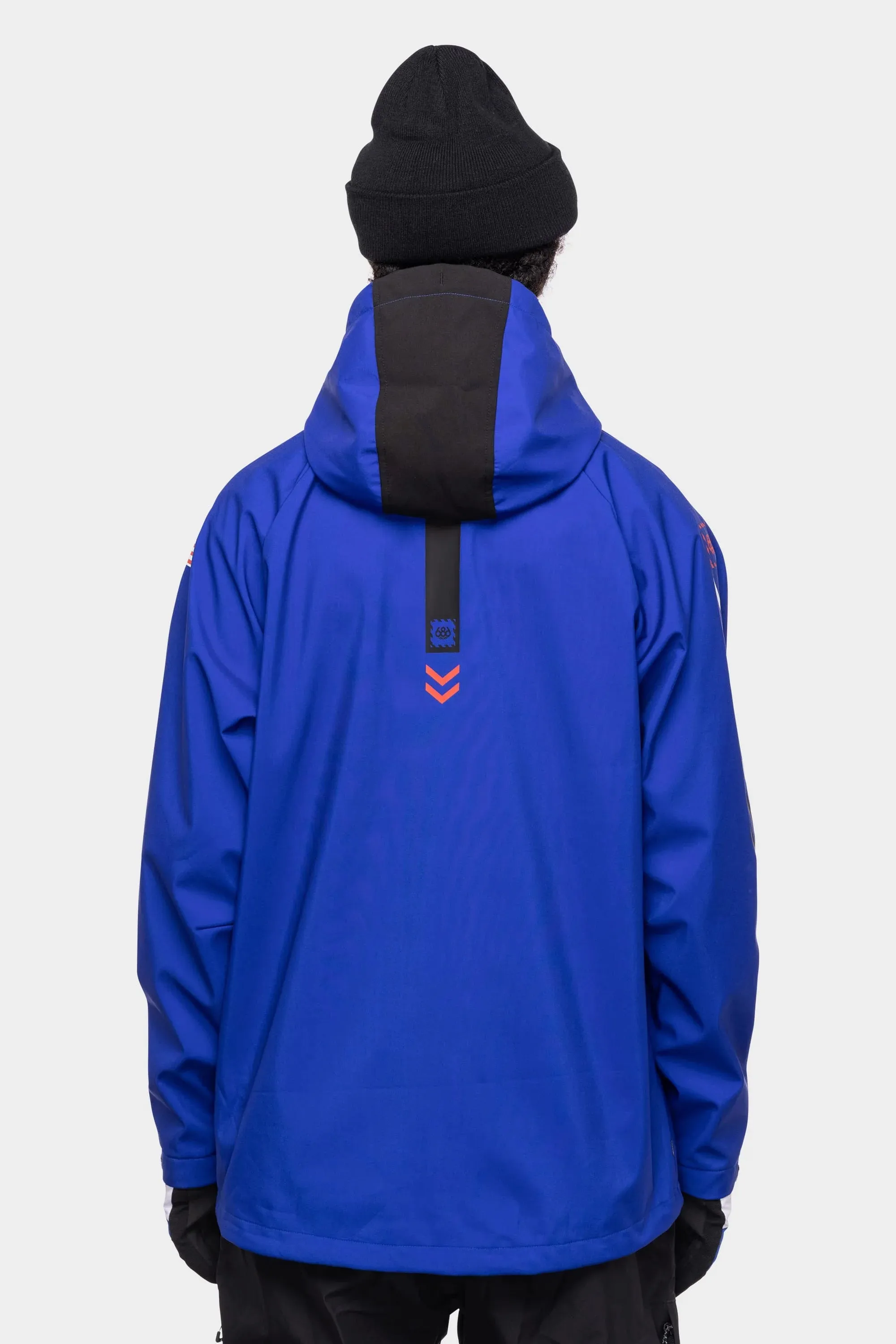 686 Waterproof Hoodie Mens 2023 Nasa Blue