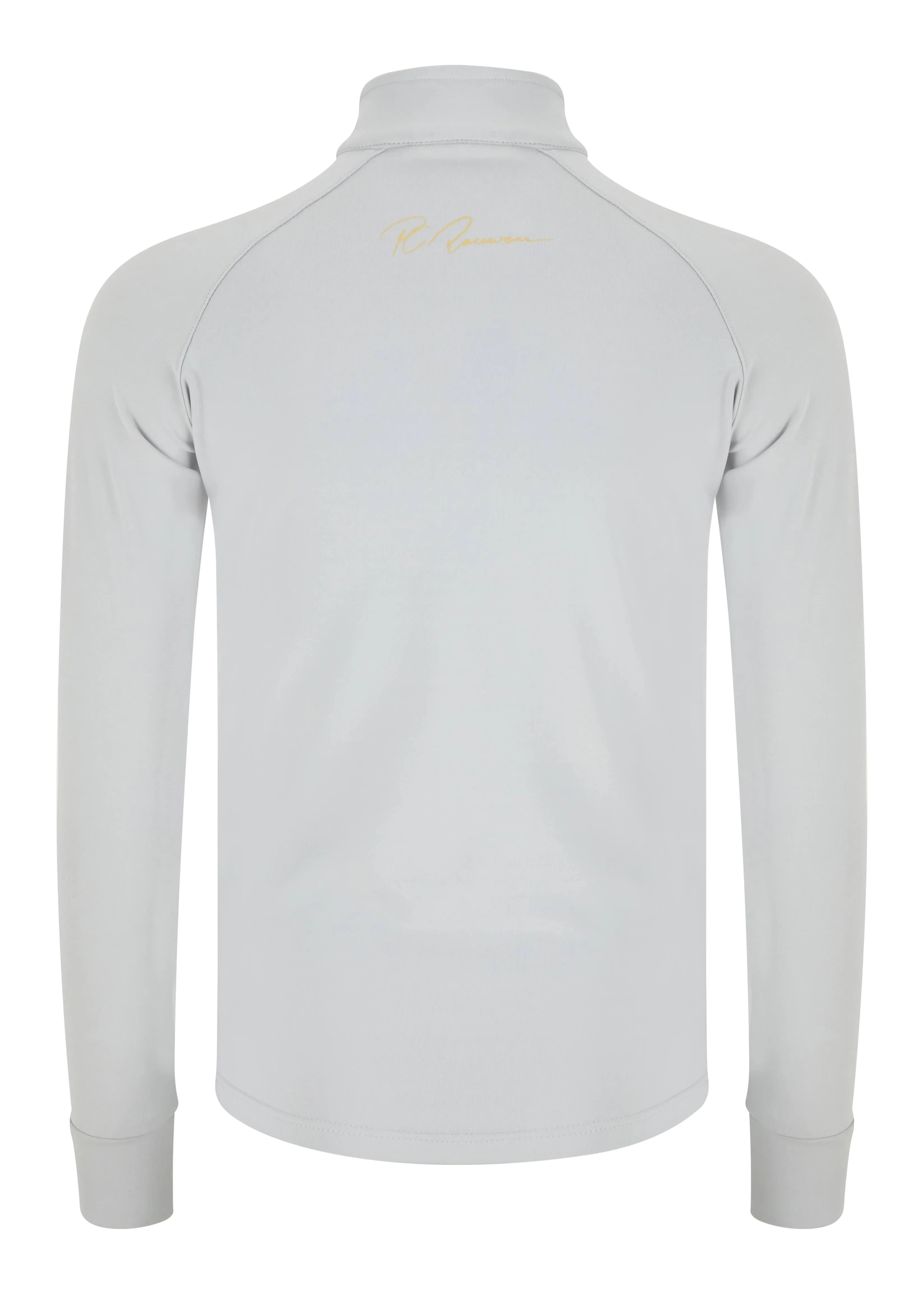 Adults Half Zip Baselayer - Long Sleeve - Signature Grey