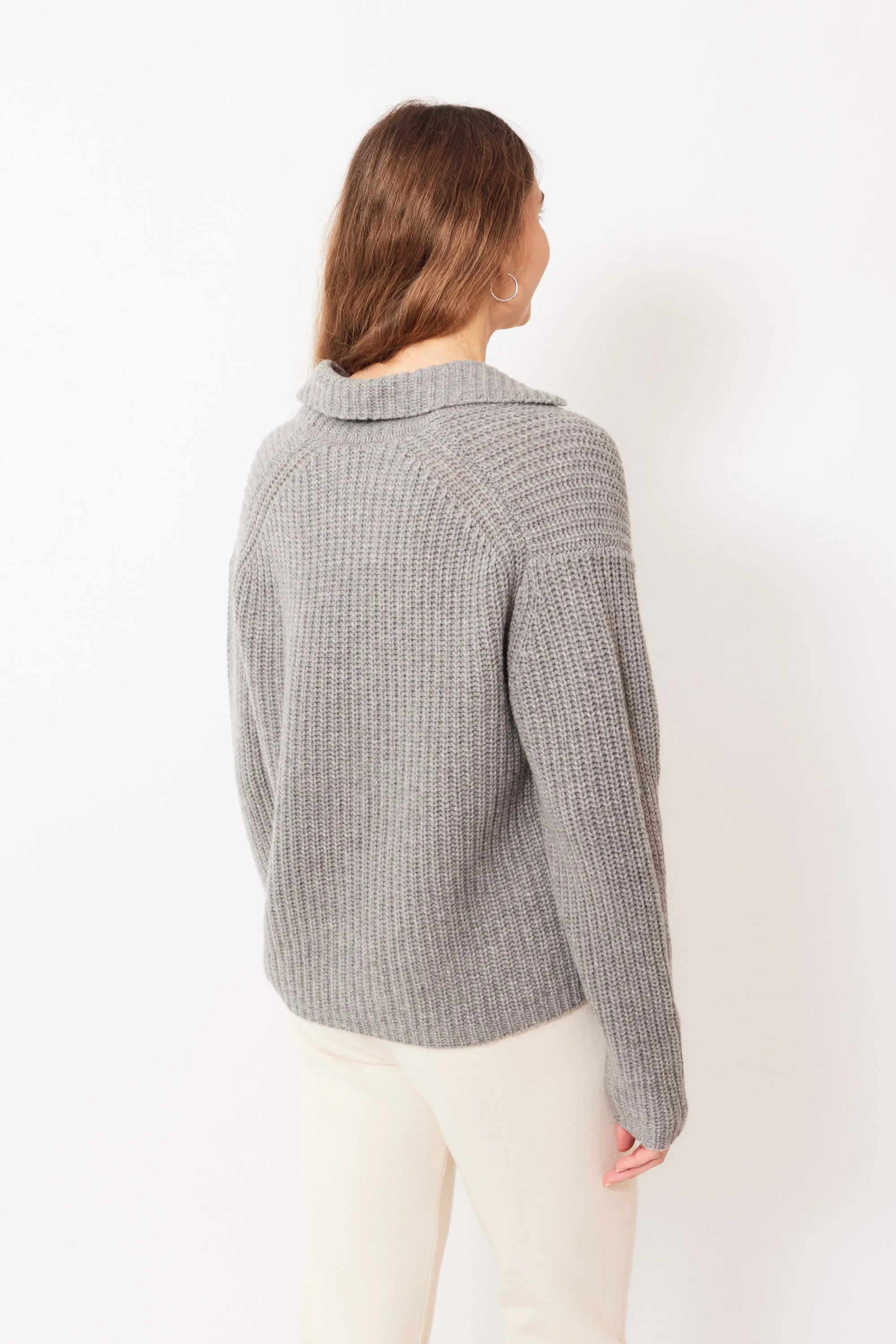 Allude Virgin Wool Cashmere DB Jacket Sweater