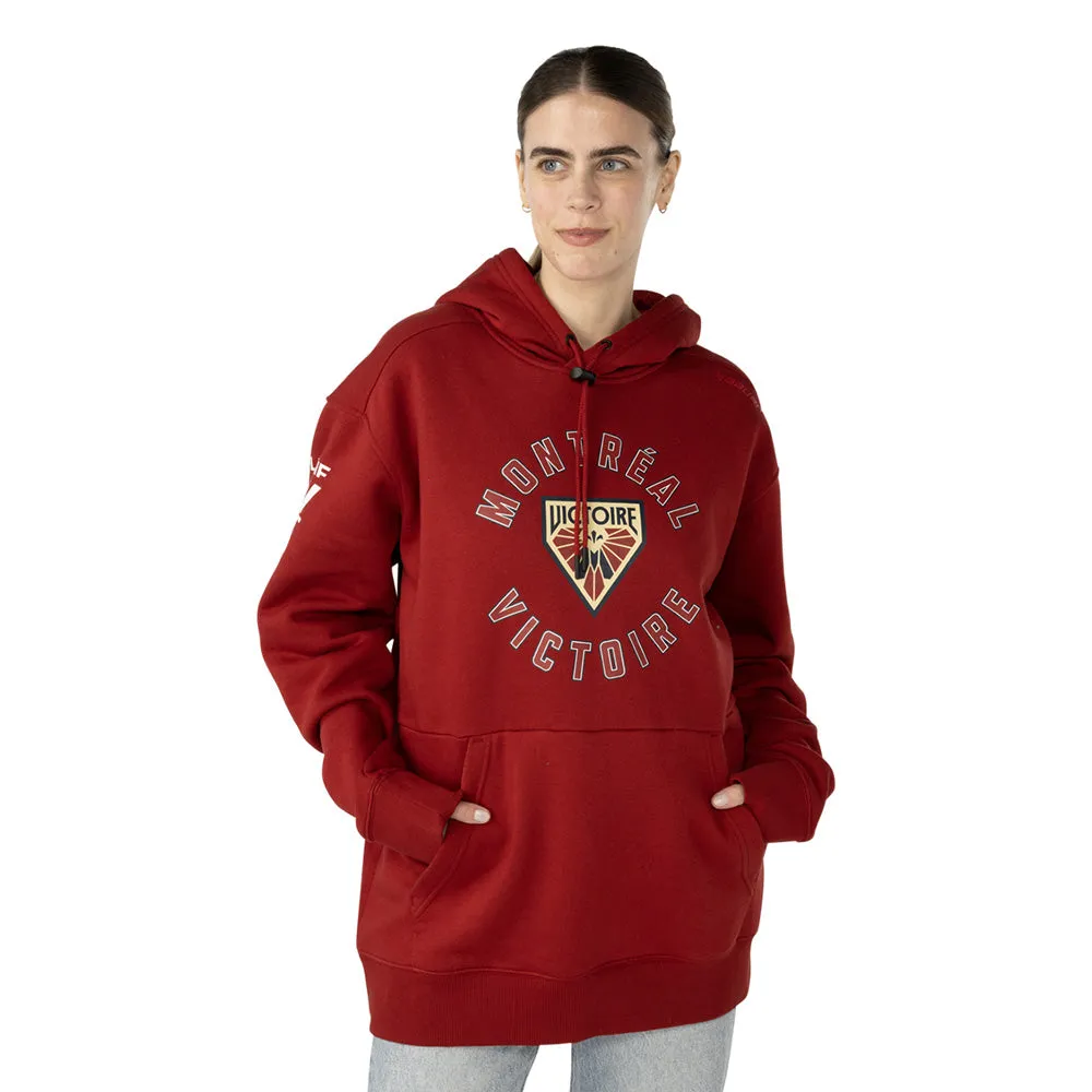 BAUER MONTREAL VICTOIRE ULTIMATE ADULT DARK RED HOODIE