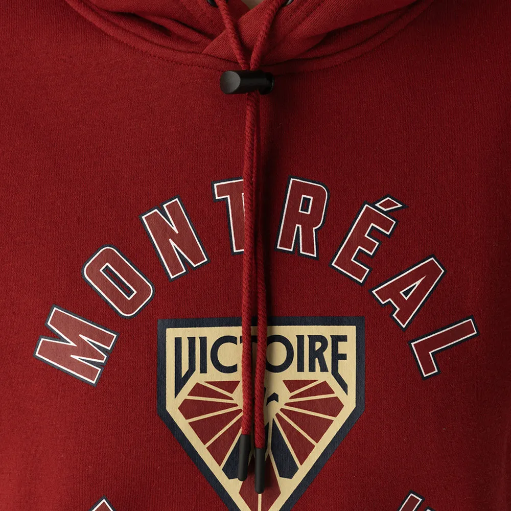 BAUER MONTREAL VICTOIRE ULTIMATE ADULT DARK RED HOODIE