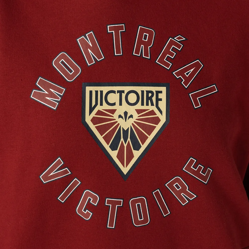 BAUER MONTREAL VICTOIRE ULTIMATE ADULT DARK RED HOODIE