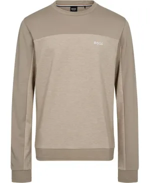 BOSS Tracksuit Sweatshirt - Dark Beige