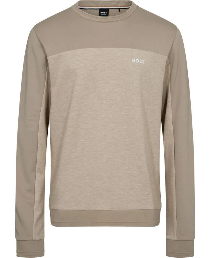 BOSS Tracksuit Sweatshirt - Dark Beige