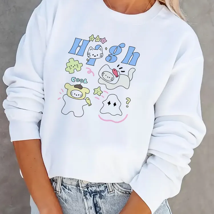 Cartoon Hello Kitty Creative T-Shirts, Hoodies, Sweatshirts