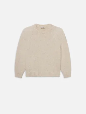 Chunky Textured Sweater -- Cream