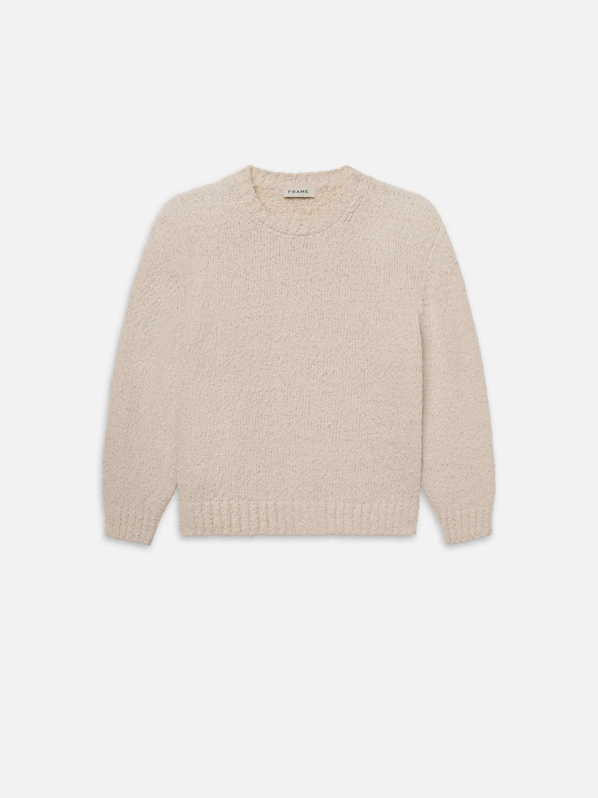 Chunky Textured Sweater -- Cream