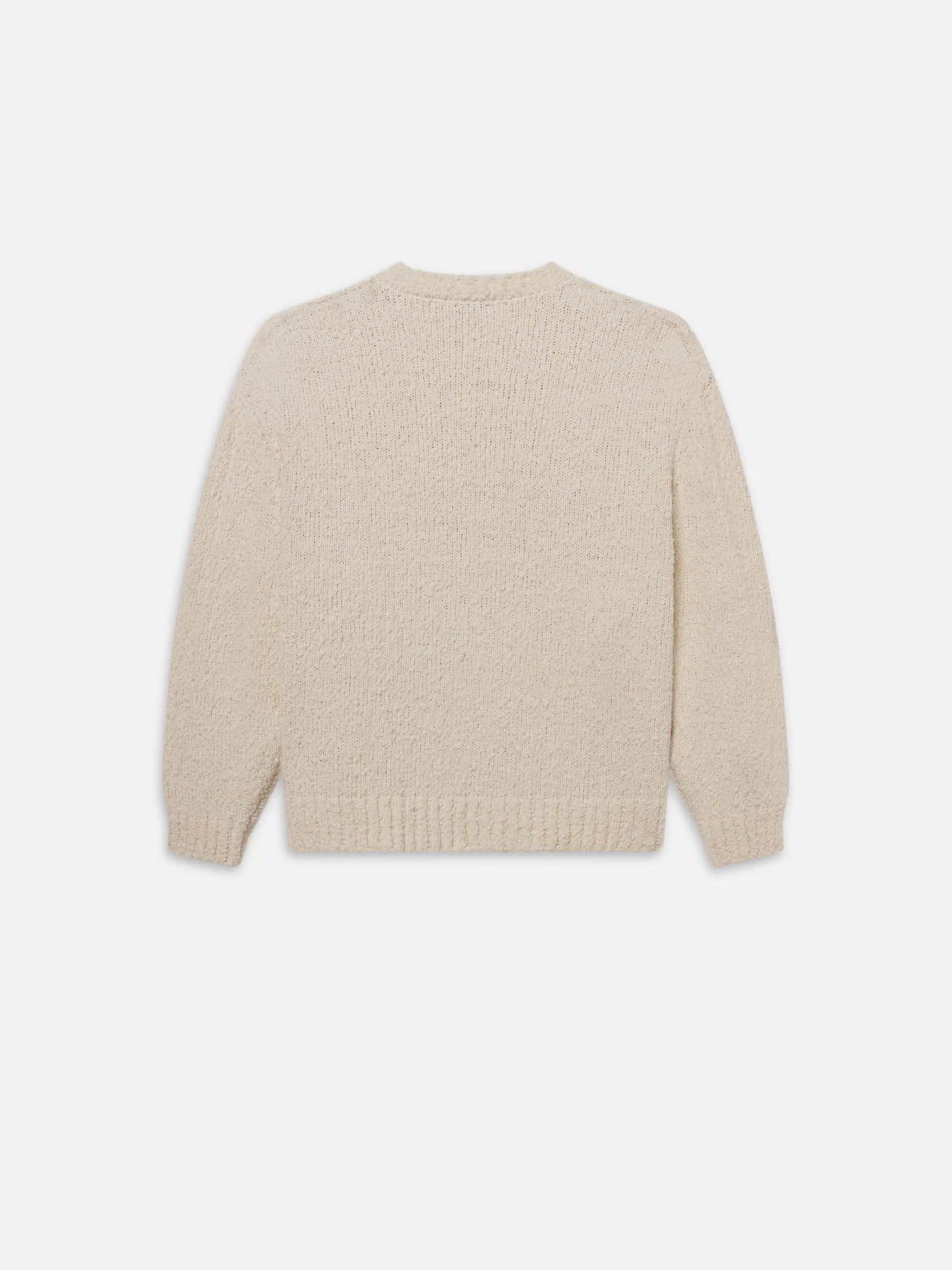 Chunky Textured Sweater -- Cream