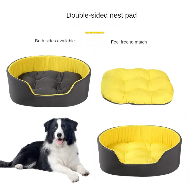 Comfortable Pet Bed for All Seasons - Ideal for Dogs and Cats