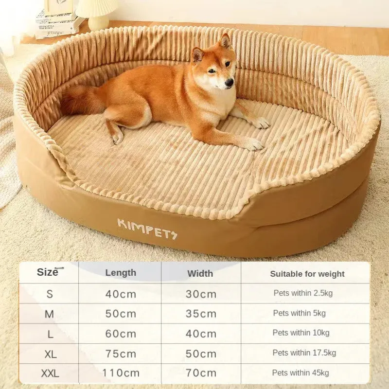 Comfortable Pet Bed for All Seasons - Ideal for Dogs and Cats