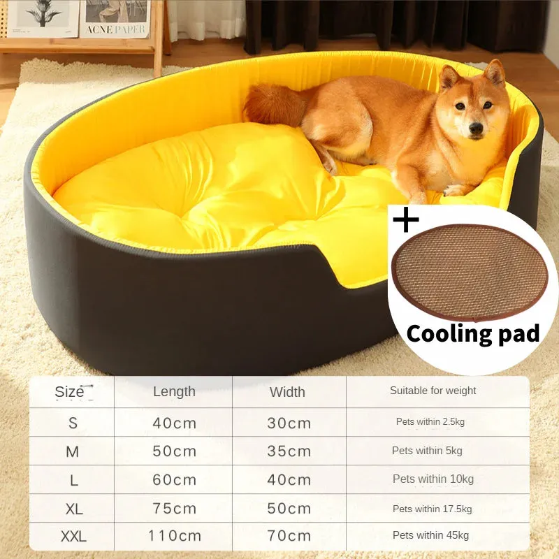 Comfortable Pet Bed for All Seasons - Ideal for Dogs and Cats