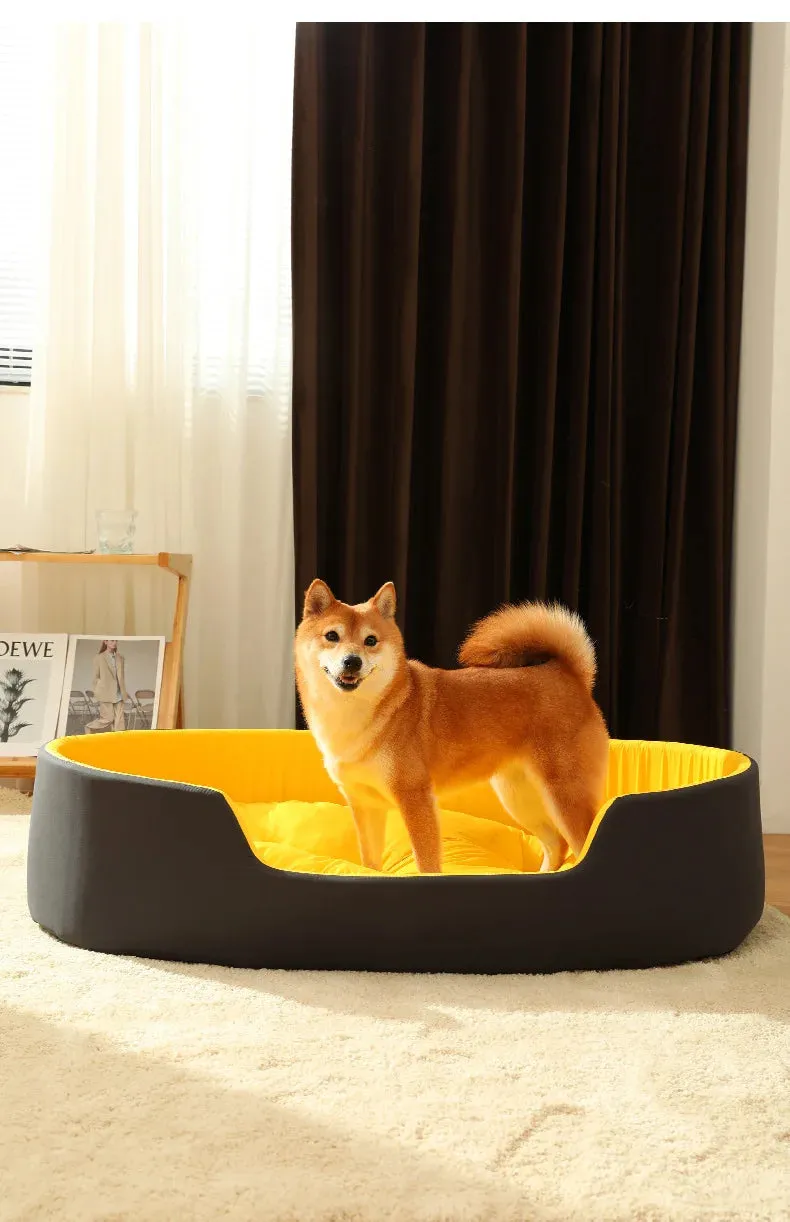 Comfortable Pet Bed for All Seasons - Ideal for Dogs and Cats