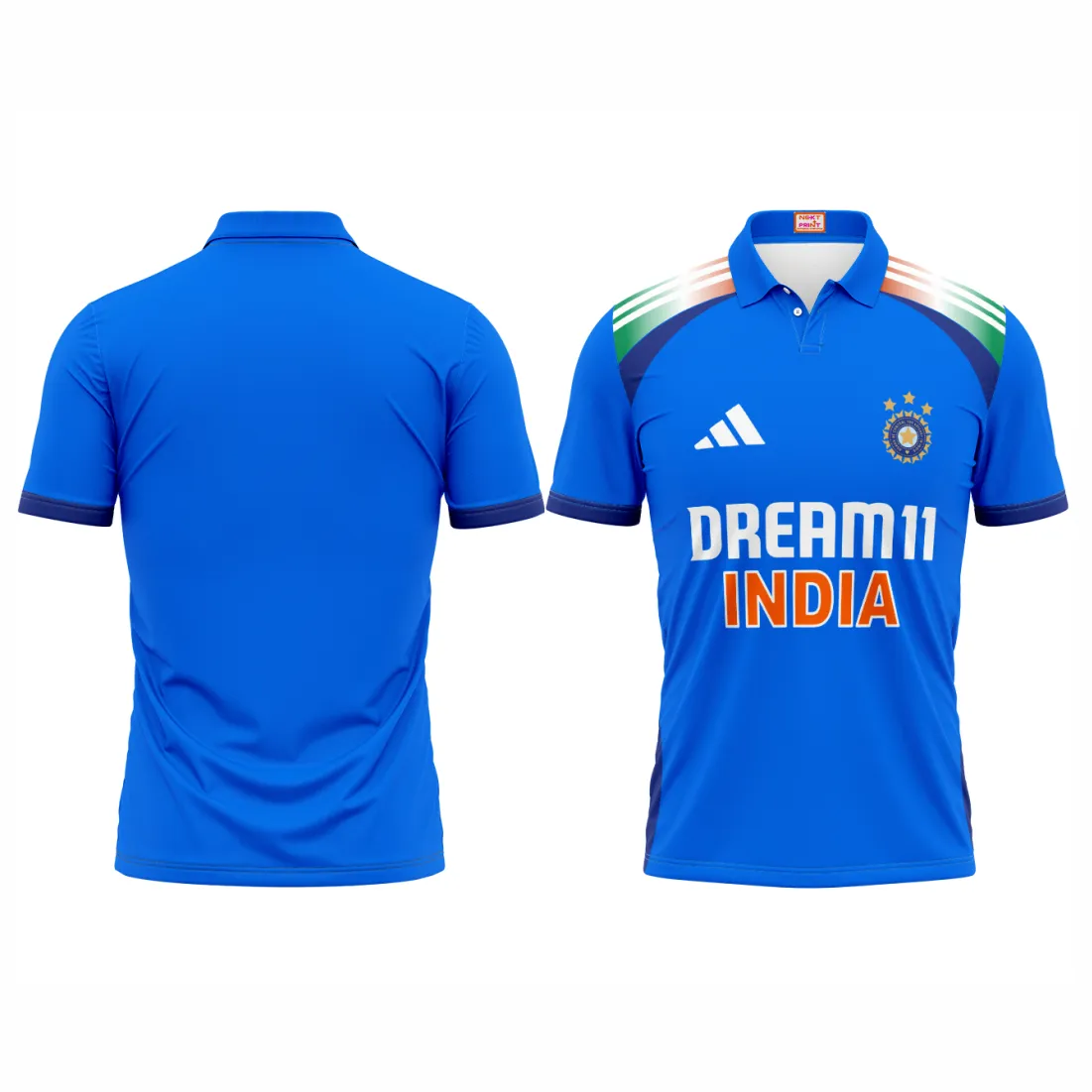 Customised India One Day International (ODI) Cricket Jersey