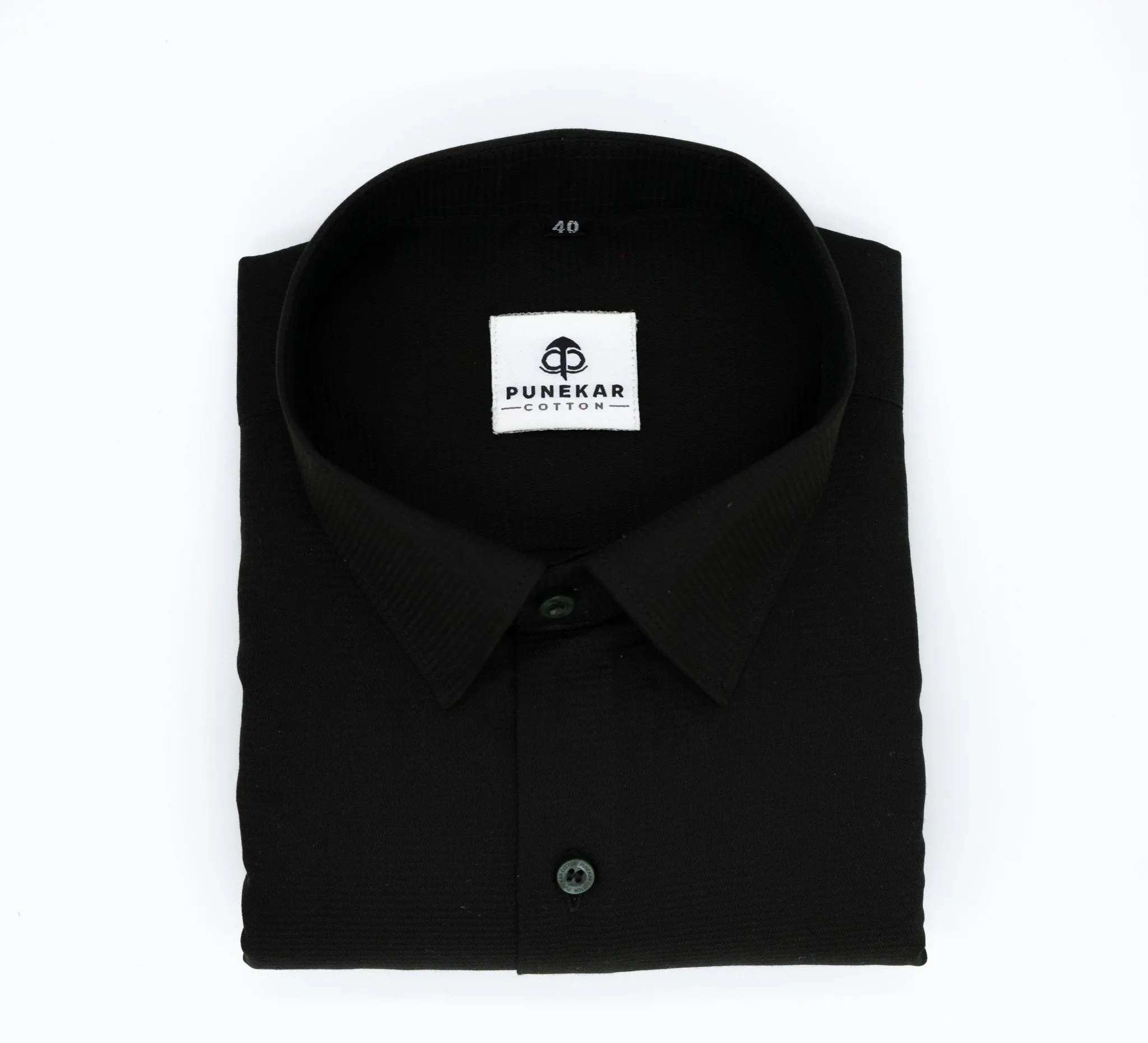 Dark Green Color Twitter Lining Blende Cotton Shirts For Men