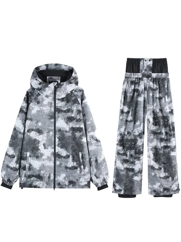 Doorek Retro Tie-Dye Snow Suit - Unisex