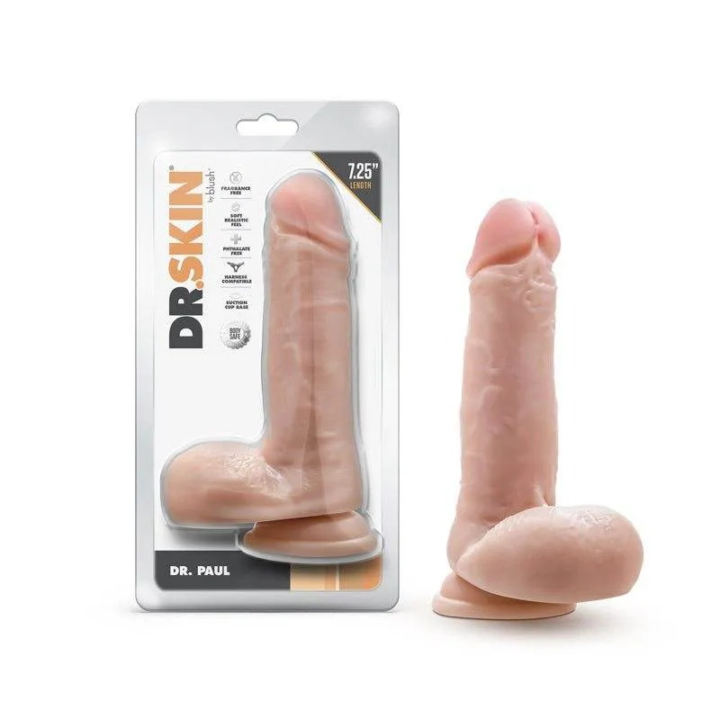 Dr. Skin Dr. Paul Realistic 7.25" Dildo with Balls