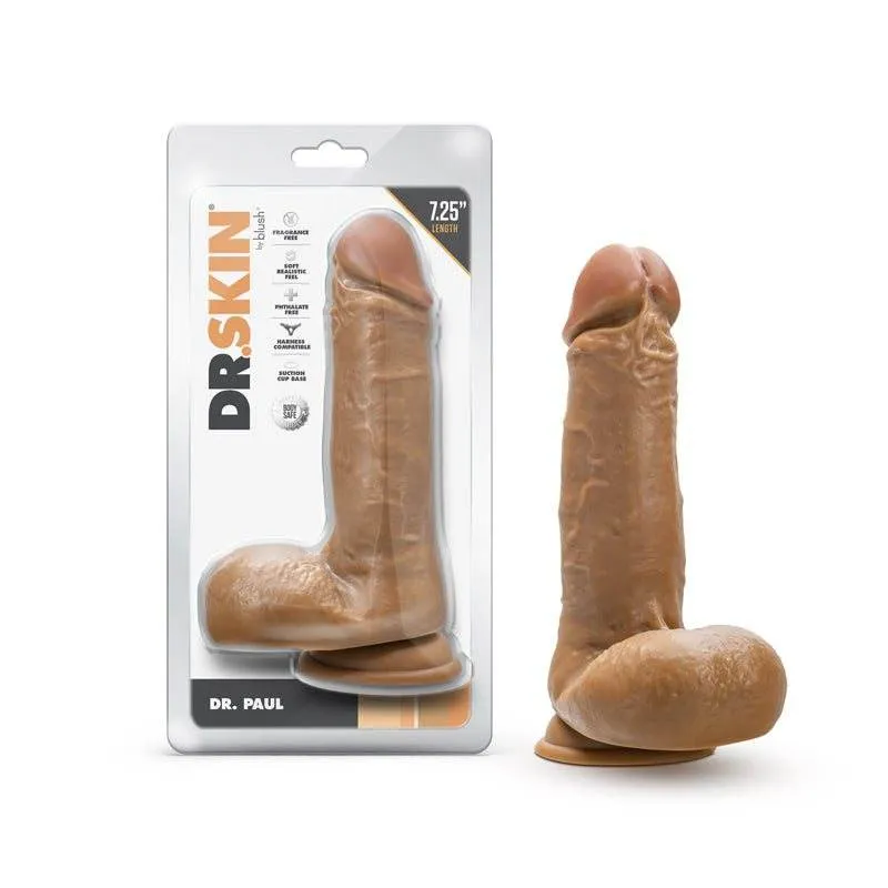 Dr. Skin Dr. Paul Realistic 7.25" Dildo with Balls