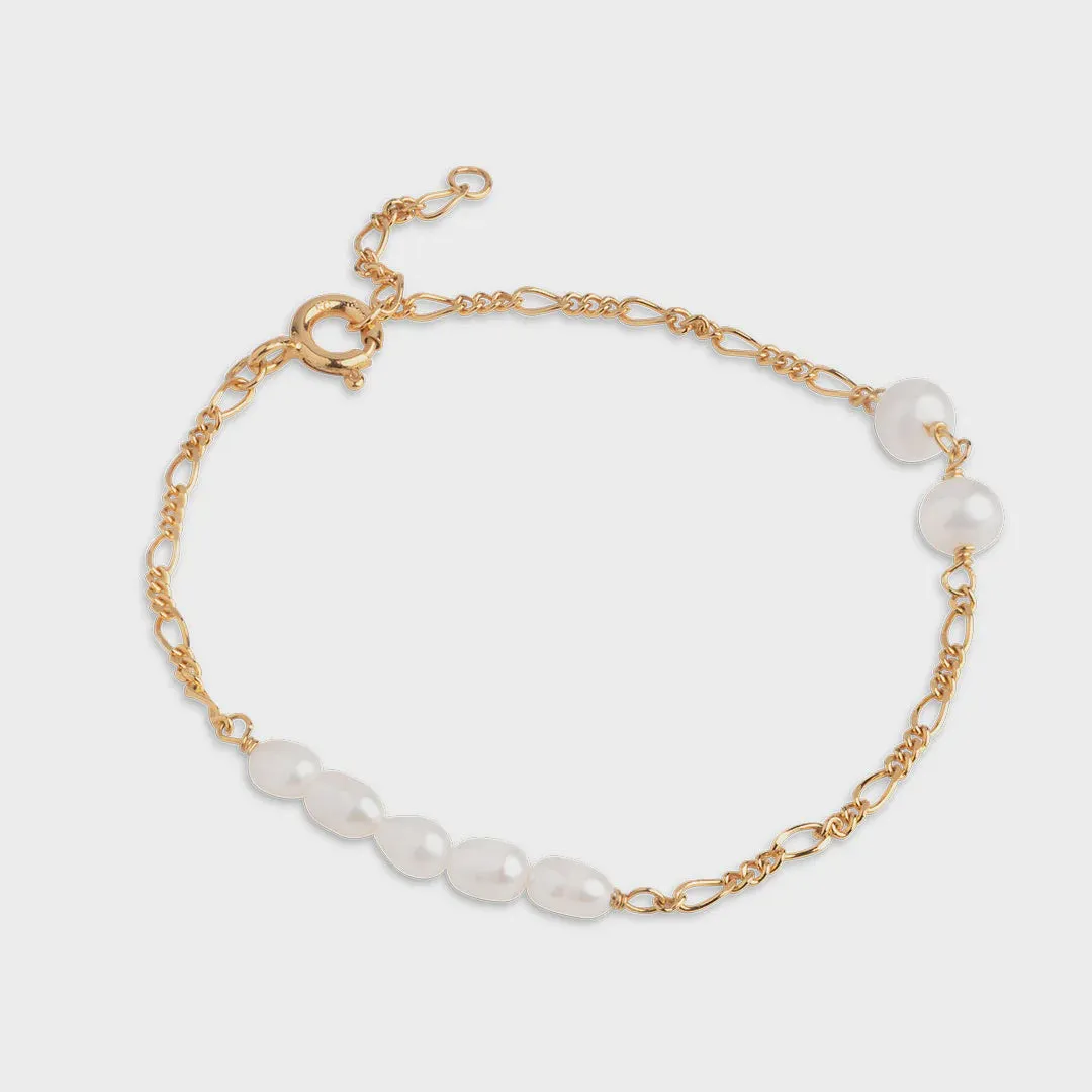 Enamel Copenhagen Perla Figaro Bracelet - Pearl