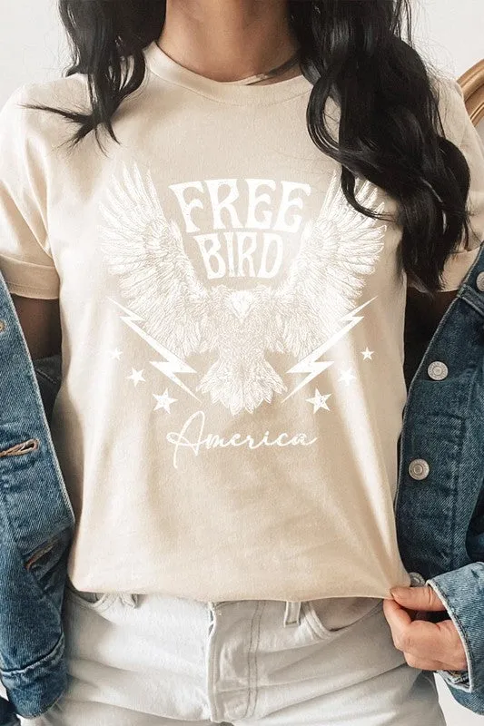 Free Bird America Graphic T Shirts