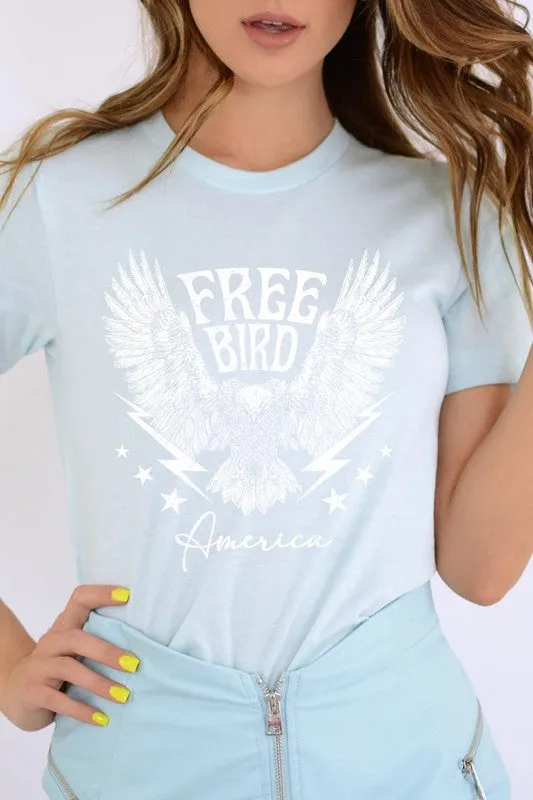 Free Bird America Graphic T Shirts