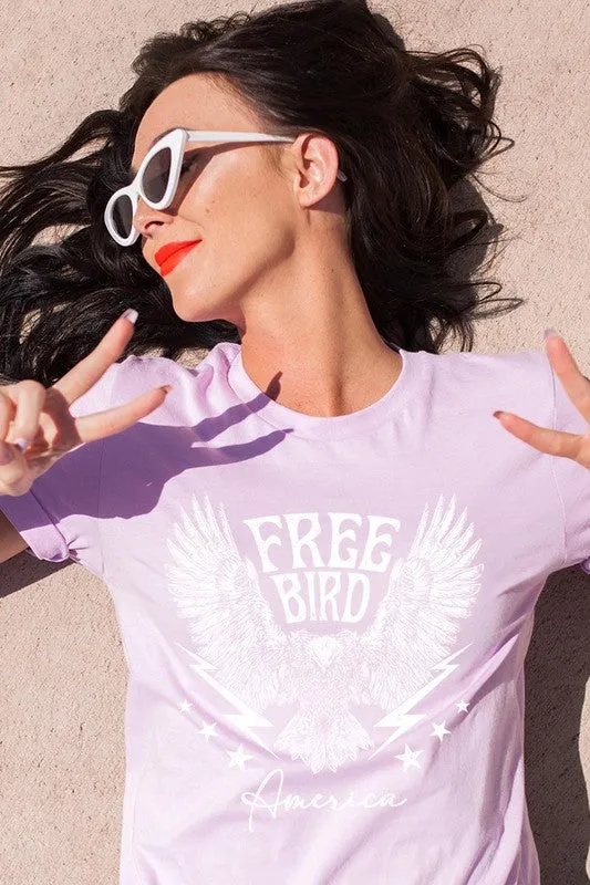 Free Bird America Graphic T Shirts