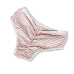 Hip hugger Padded Sanitary Panties - Sakura Pink Stripes