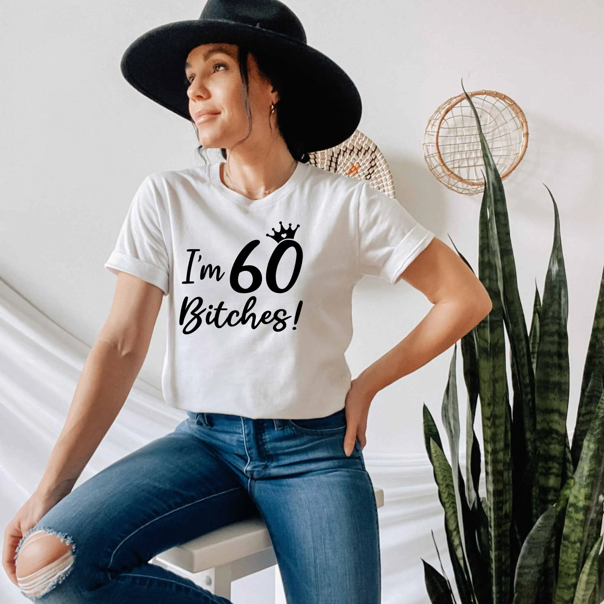 I'm 60 Bitches! 60 Birthday Shirt for Women, Gift for 60th Birthday Party