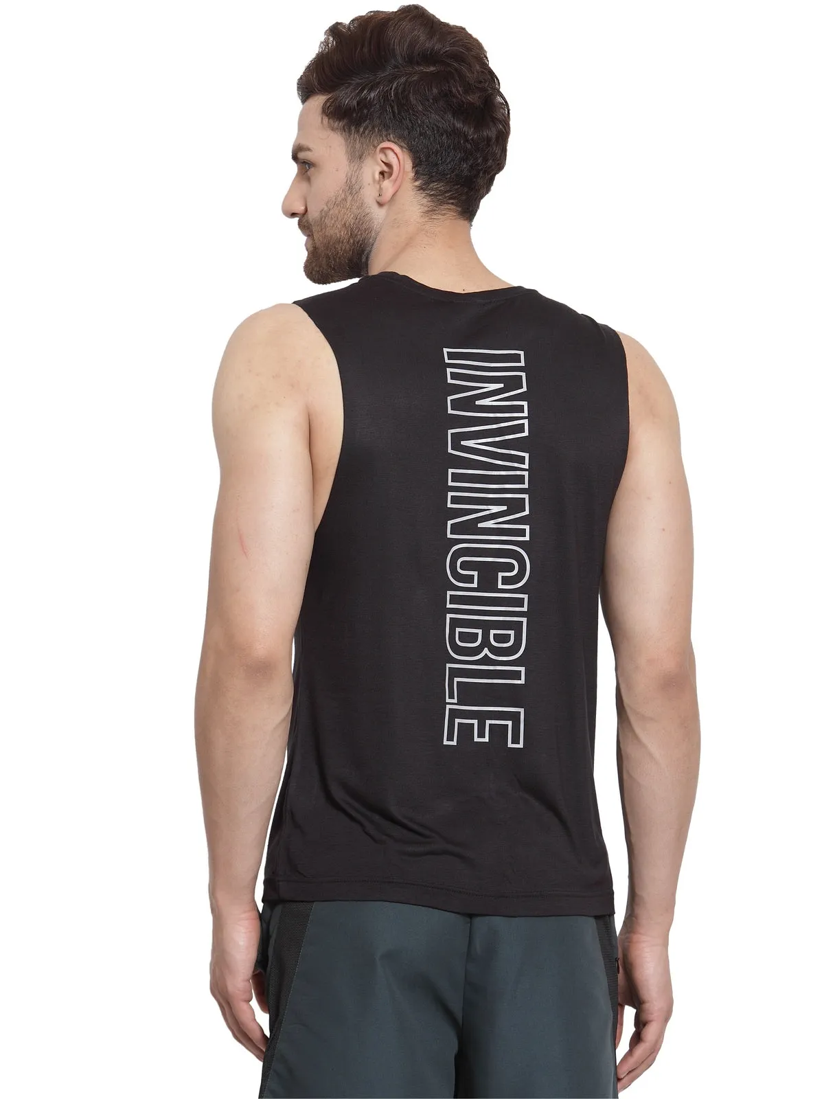 Invincible Men's Softest Ever Deep Arm Hole Sleeveless Tank