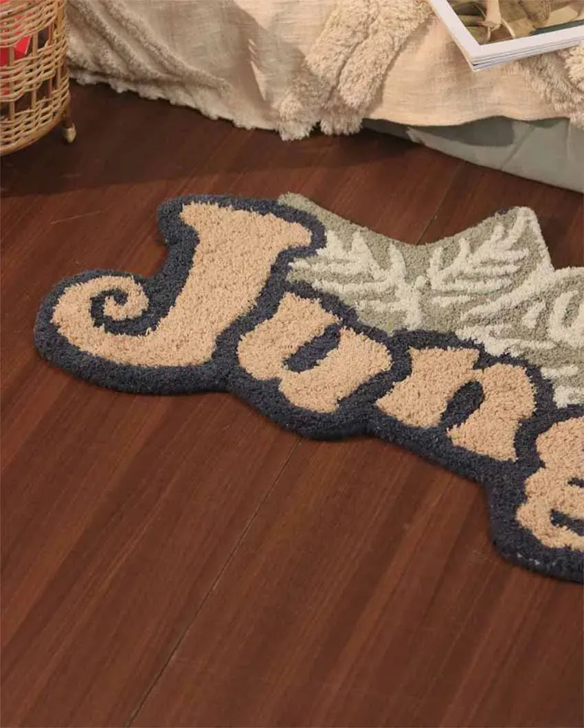 Jungle Tufted Polyester Rug | 3.3x1.6 ft