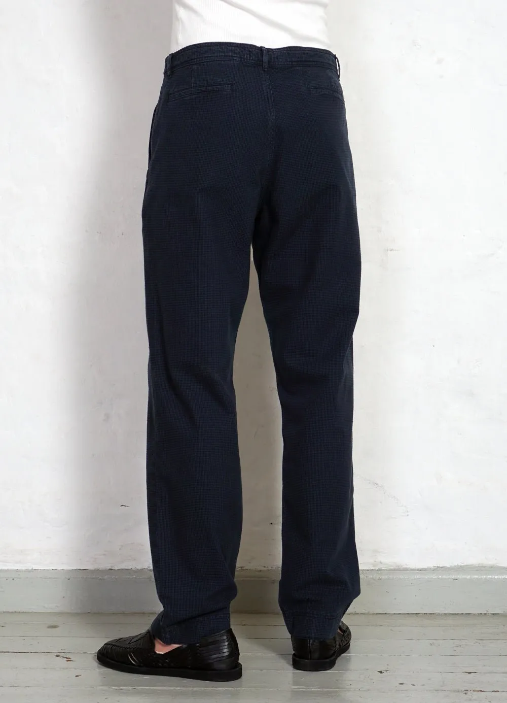 KEN | Wide Cut Work Trousers | Black Navy