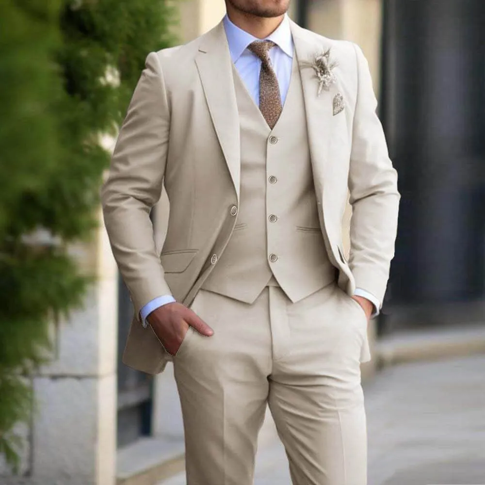 Men's Stylish Casual Suit Ensemble