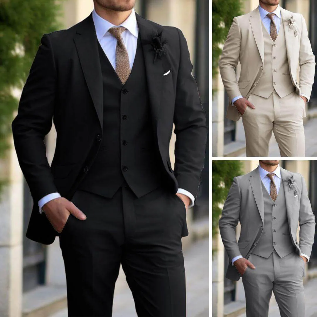 Men's Stylish Casual Suit Ensemble