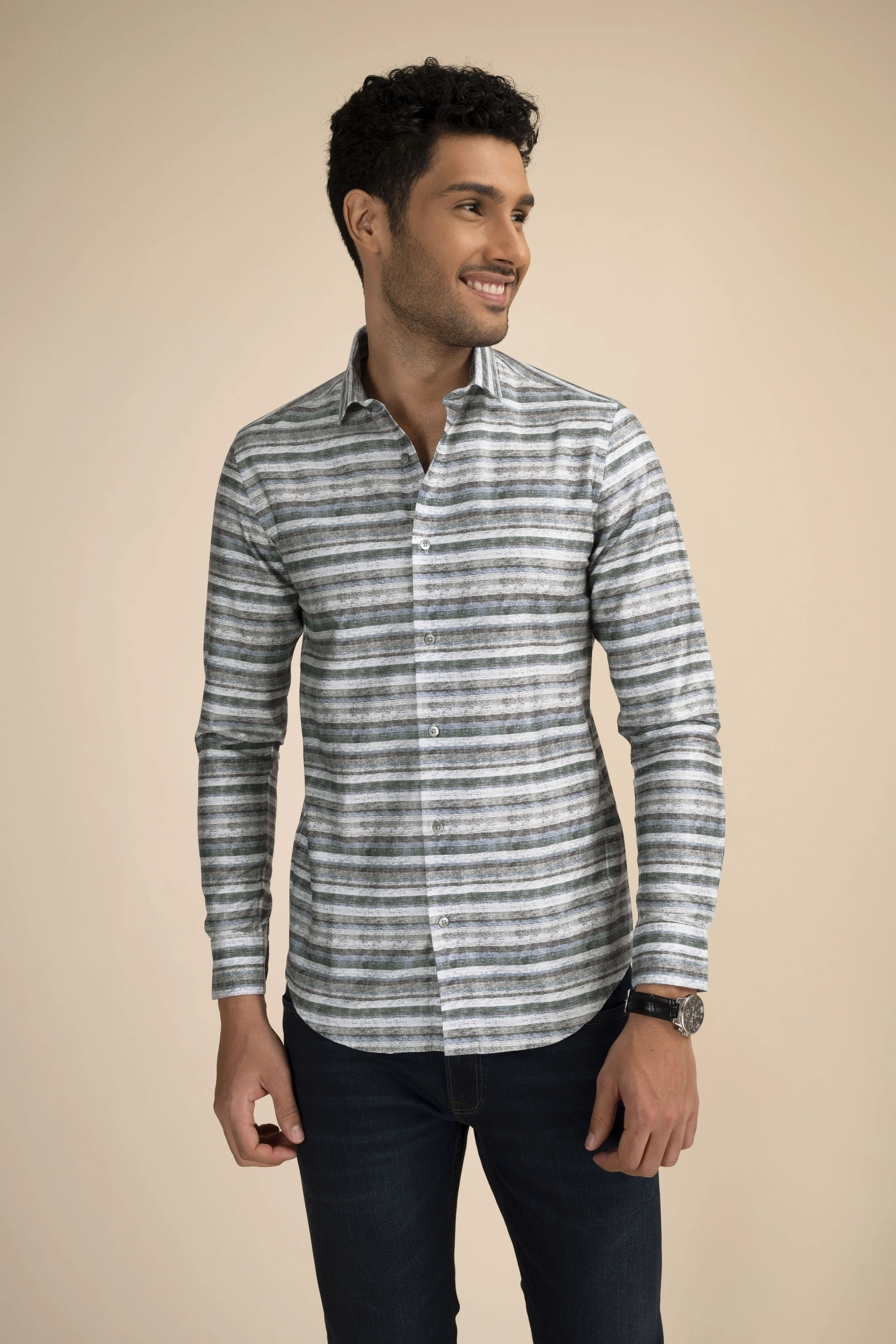 Multi Stripe Eagle Shirt EOSS