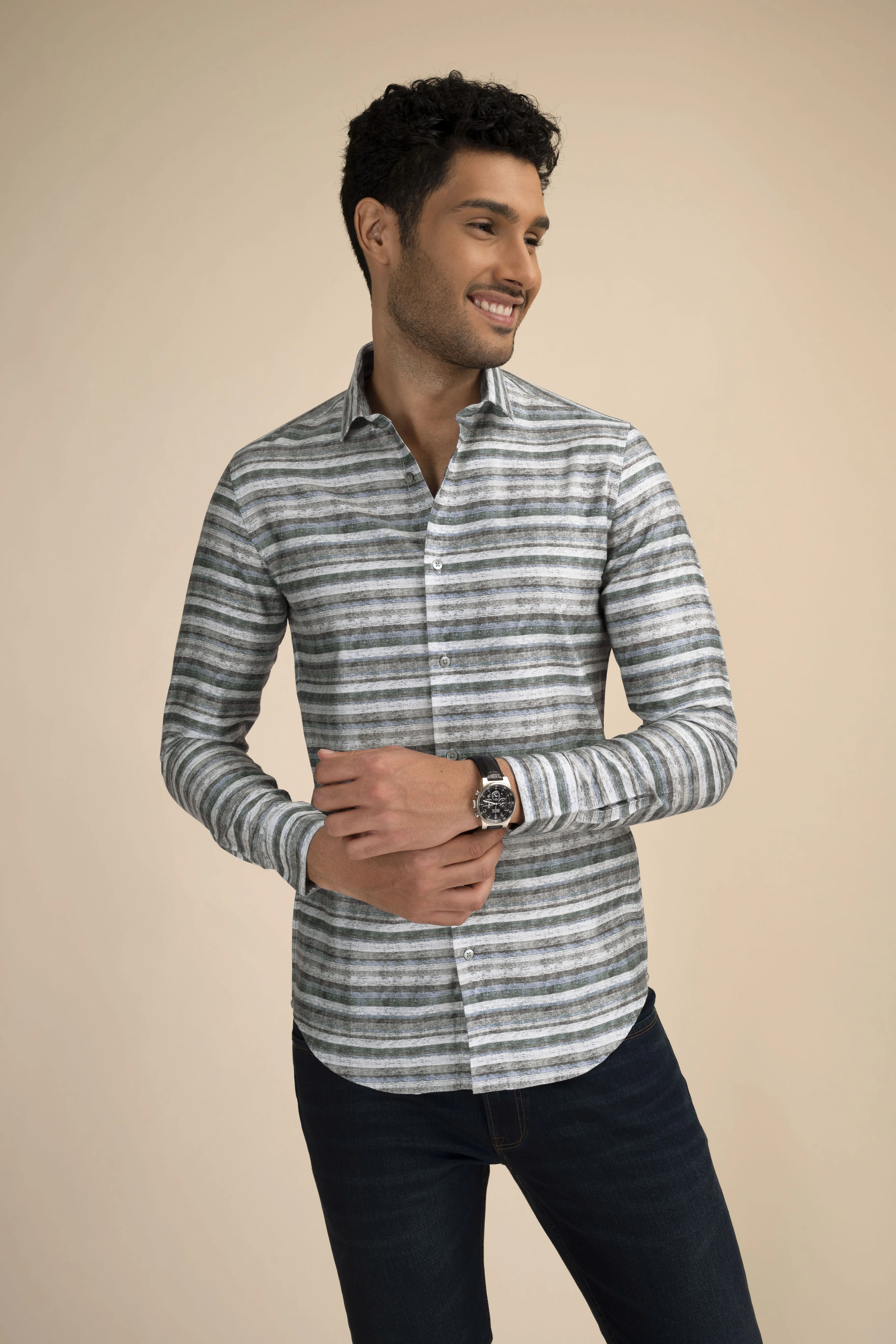 Multi Stripe Eagle Shirt EOSS