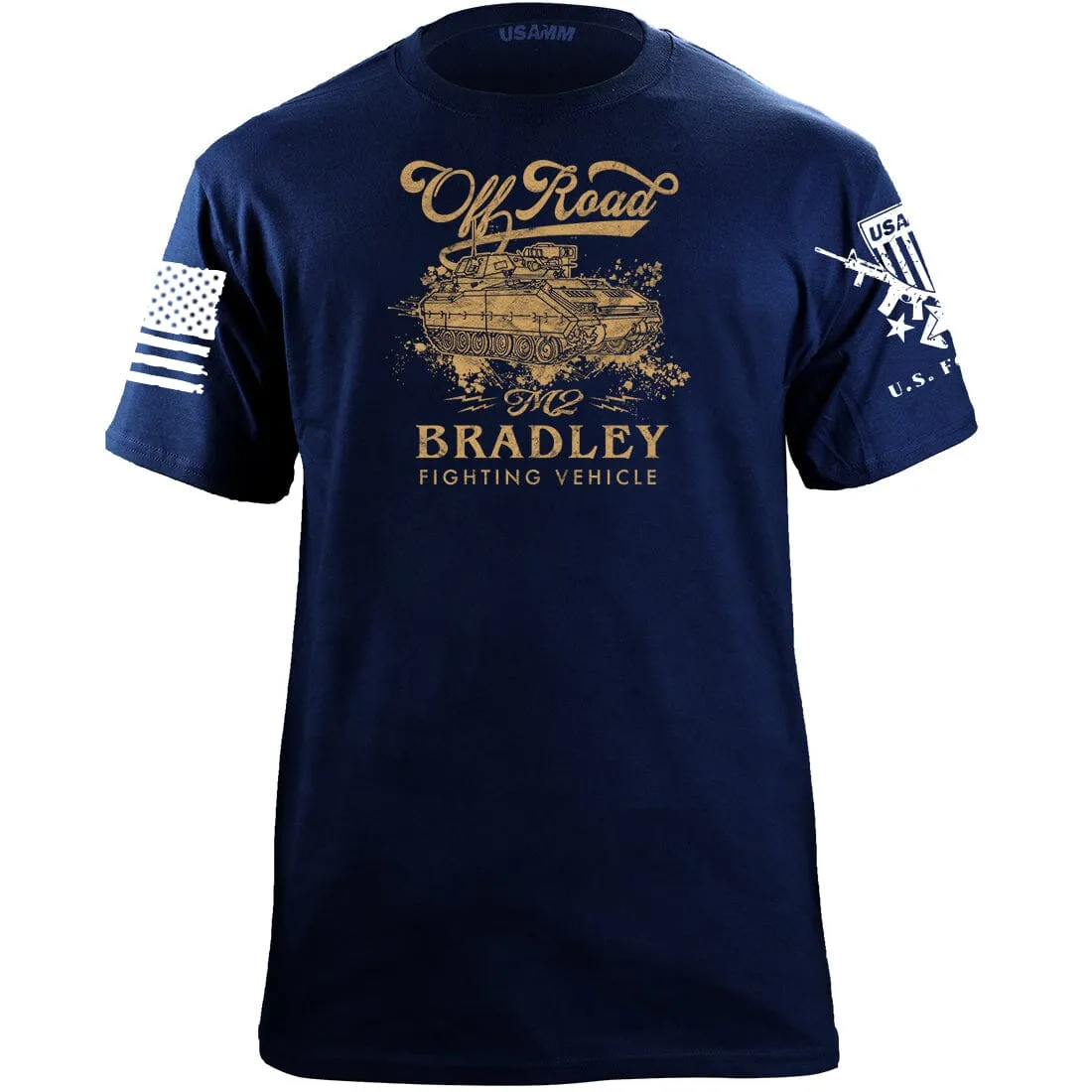 Off Roadin' Bradley Vehicle Graphic T-shirt