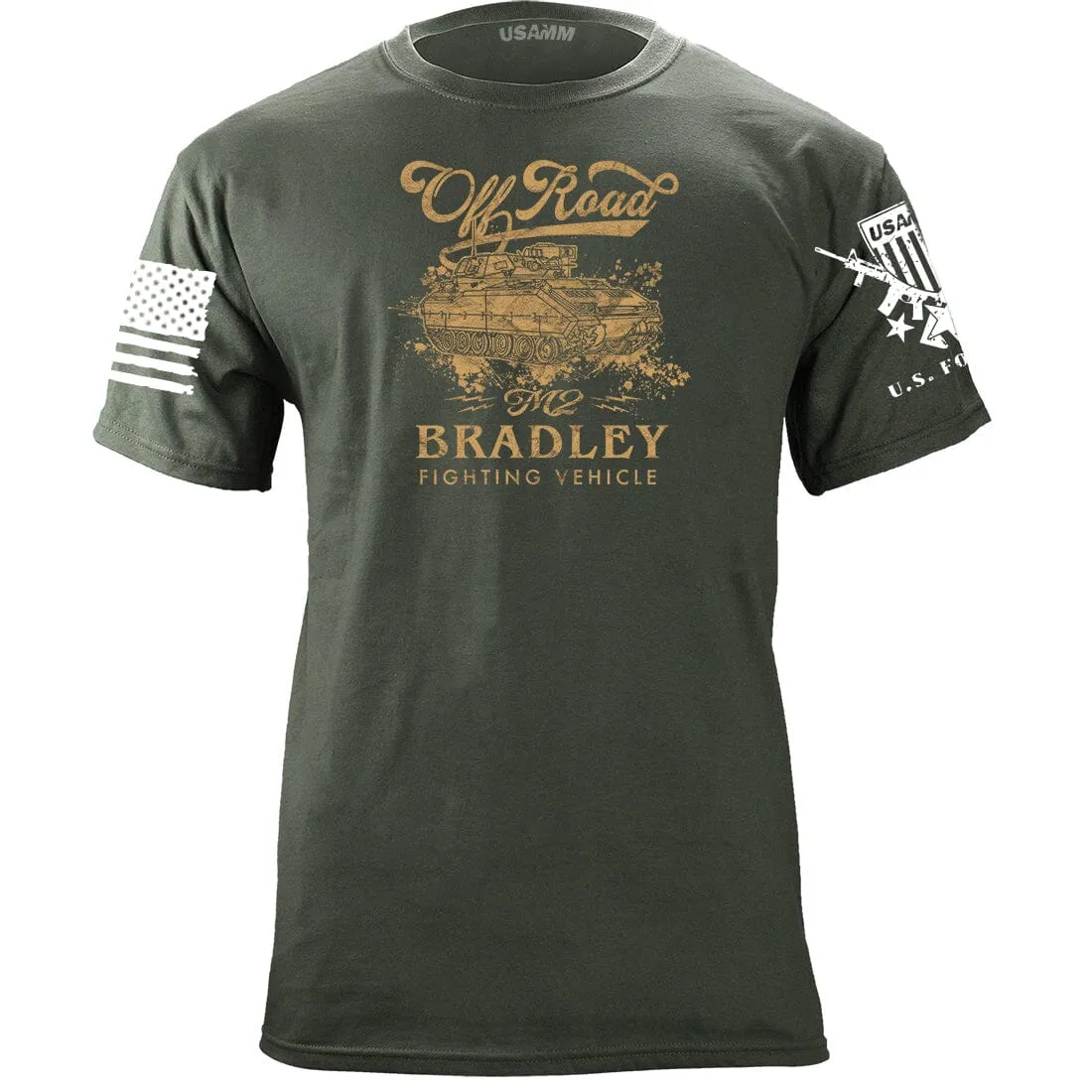 Off Roadin' Bradley Vehicle Graphic T-shirt