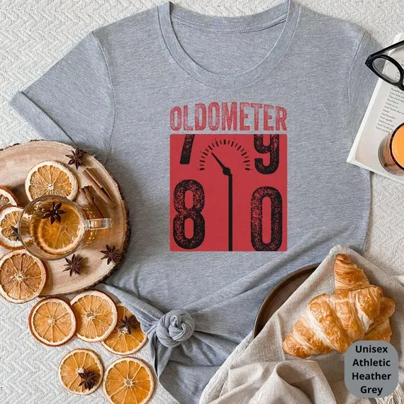 Oldmeter 80 Years! Celebrate a Lifetime of Memories with Our Funny 80th Birthday Shirt