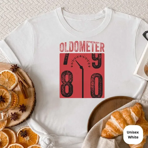 Oldmeter 80 Years! Celebrate a Lifetime of Memories with Our Funny 80th Birthday Shirt