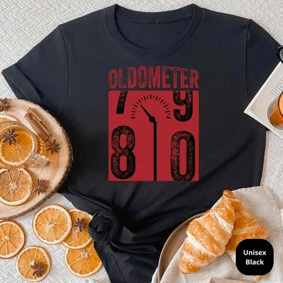 Oldmeter 80 Years! Celebrate a Lifetime of Memories with Our Funny 80th Birthday Shirt