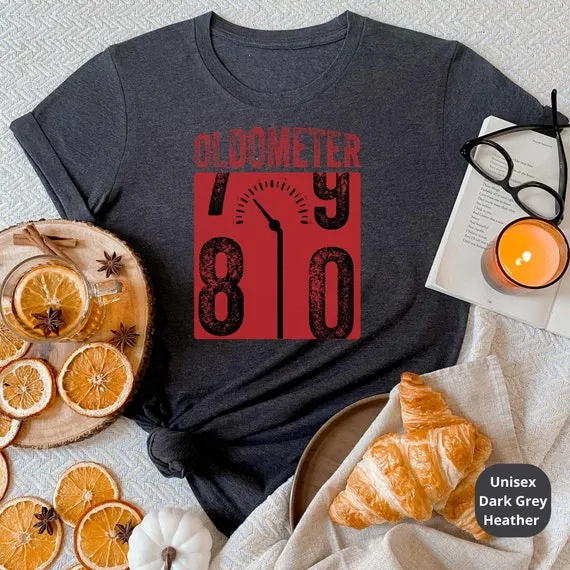 Oldmeter 80 Years! Celebrate a Lifetime of Memories with Our Funny 80th Birthday Shirt