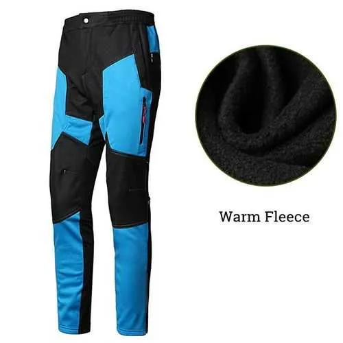 Outdoor Soft Shell Warm Fleece Ski Trousers Waterproof Climbing Pants