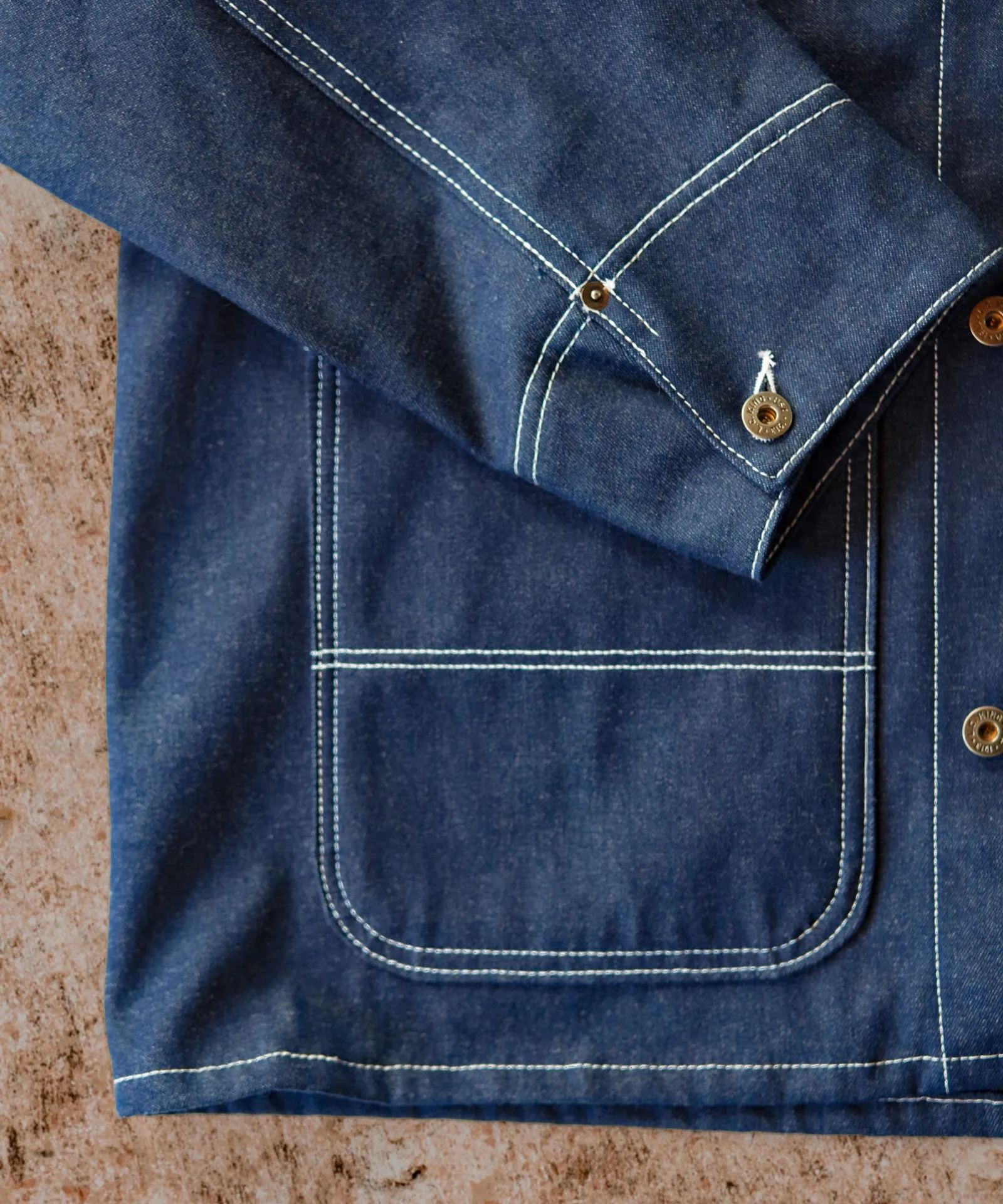 Rigid Denim Chore Coat