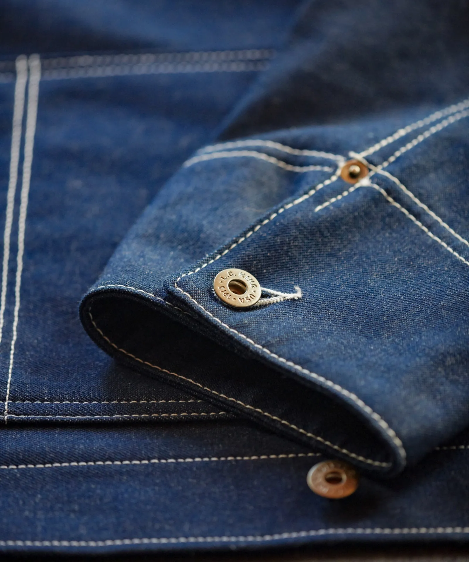 Rigid Denim Chore Coat