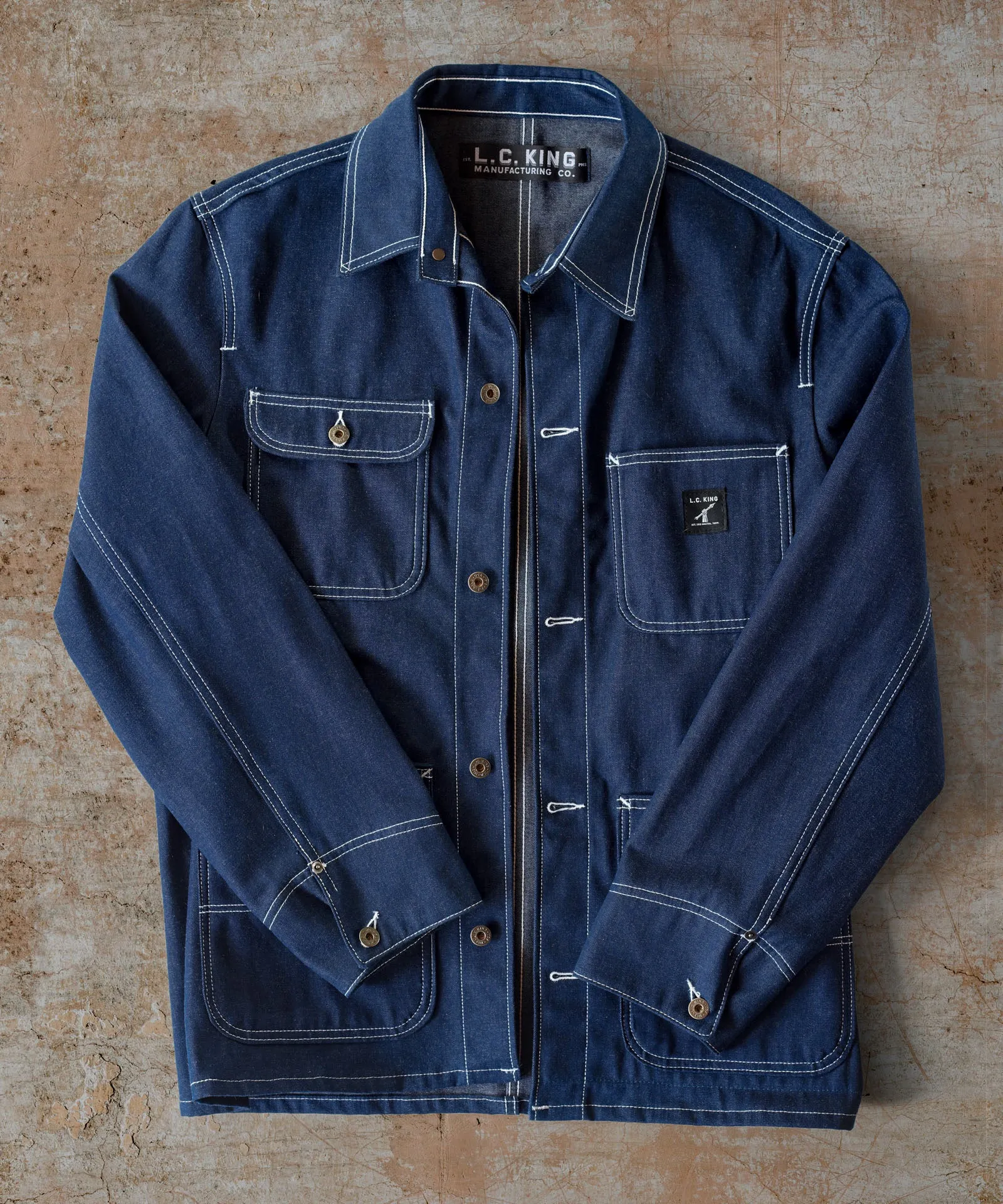 Rigid Denim Chore Coat