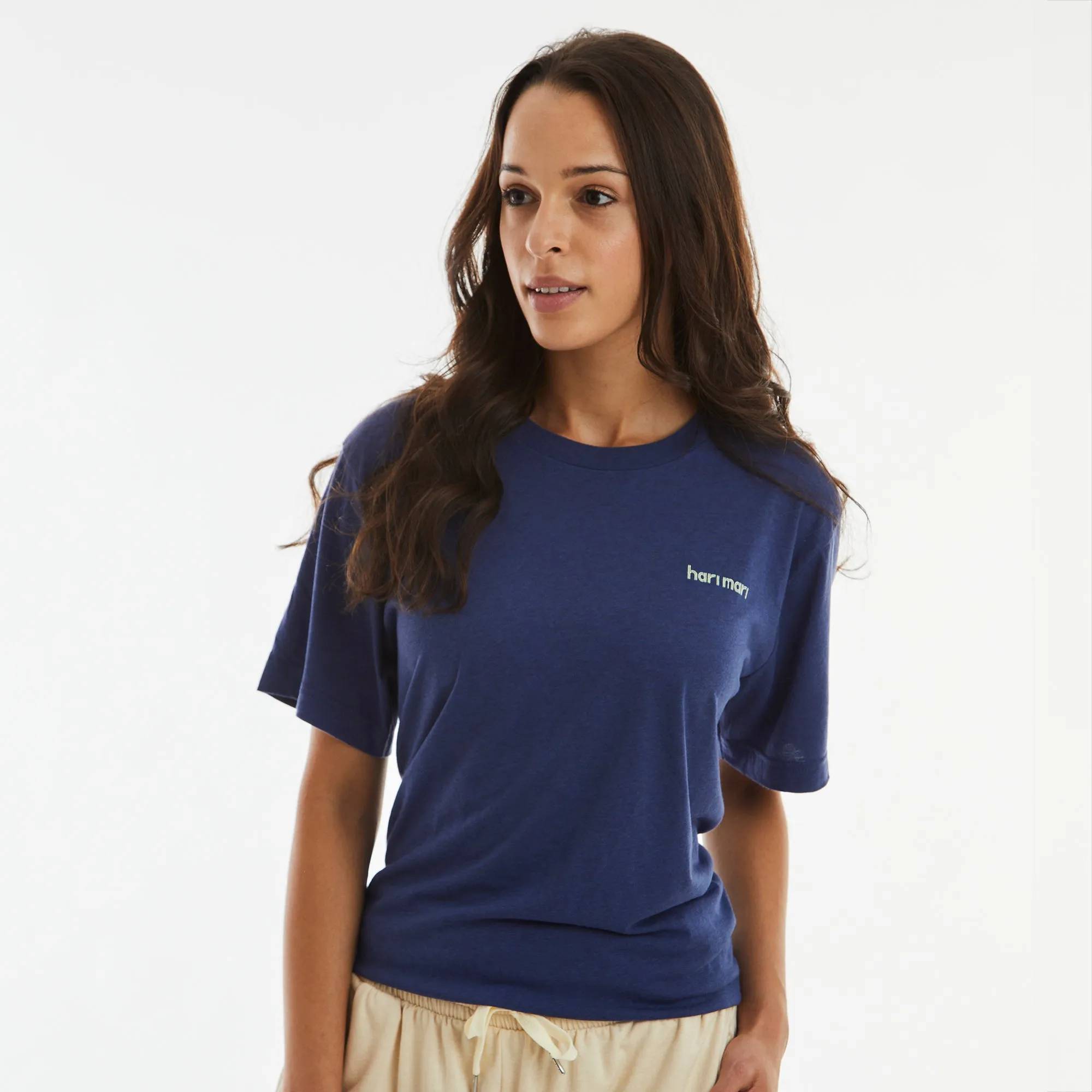 Rise Wave Tee | Navy