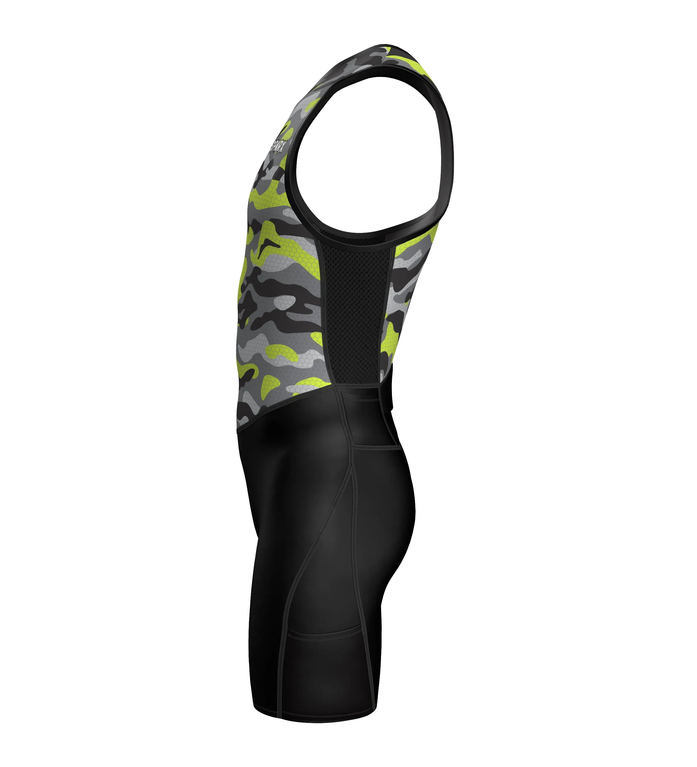 Sparx Mens Premium Triathlon Suit Padded Triathlon Tri Suit Race Suit Swim Bike Run