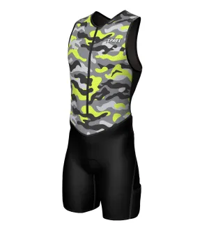 Sparx Mens Premium Triathlon Suit Padded Triathlon Tri Suit Race Suit Swim Bike Run