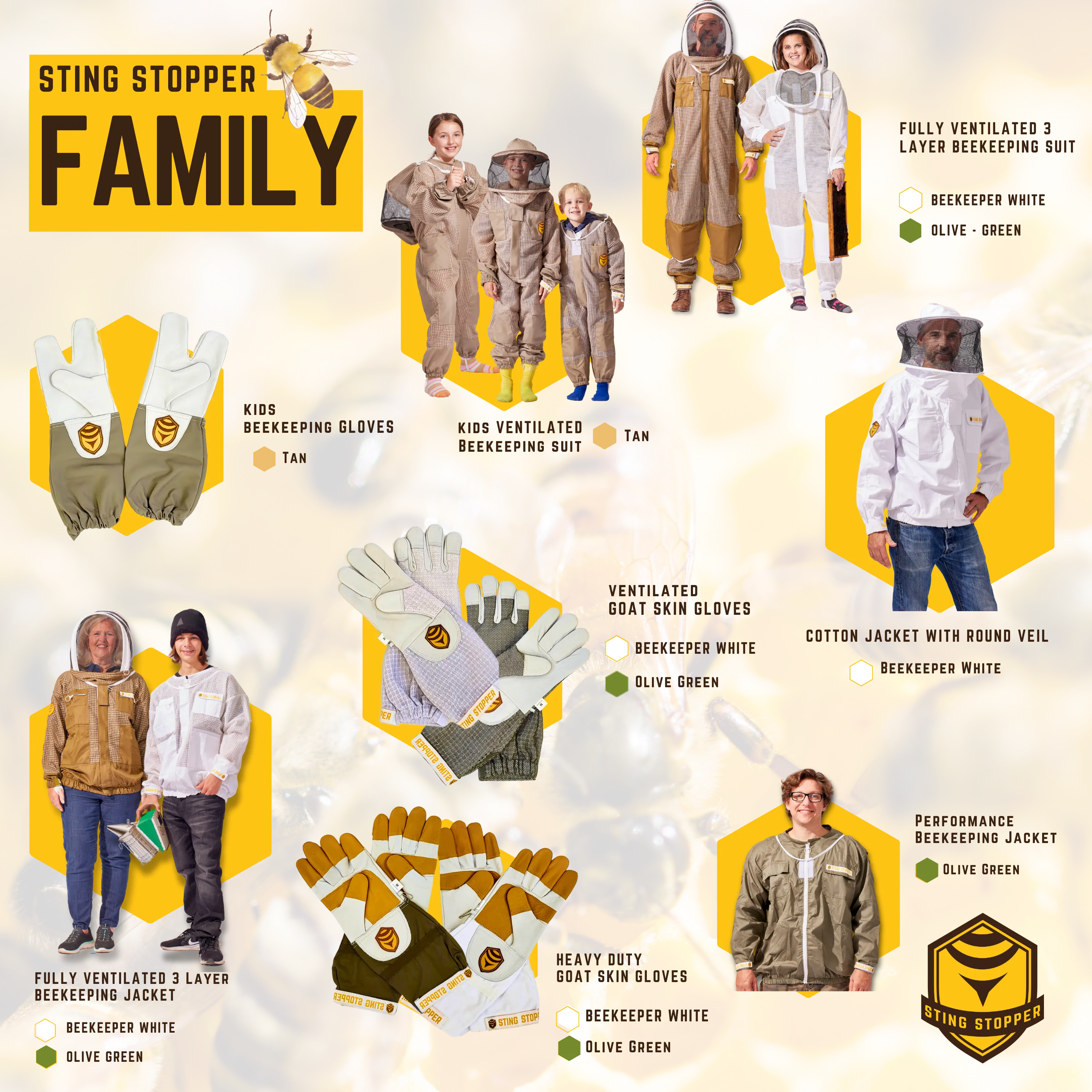 Sting Stopper Kids Ventilated Beekeeping Suit