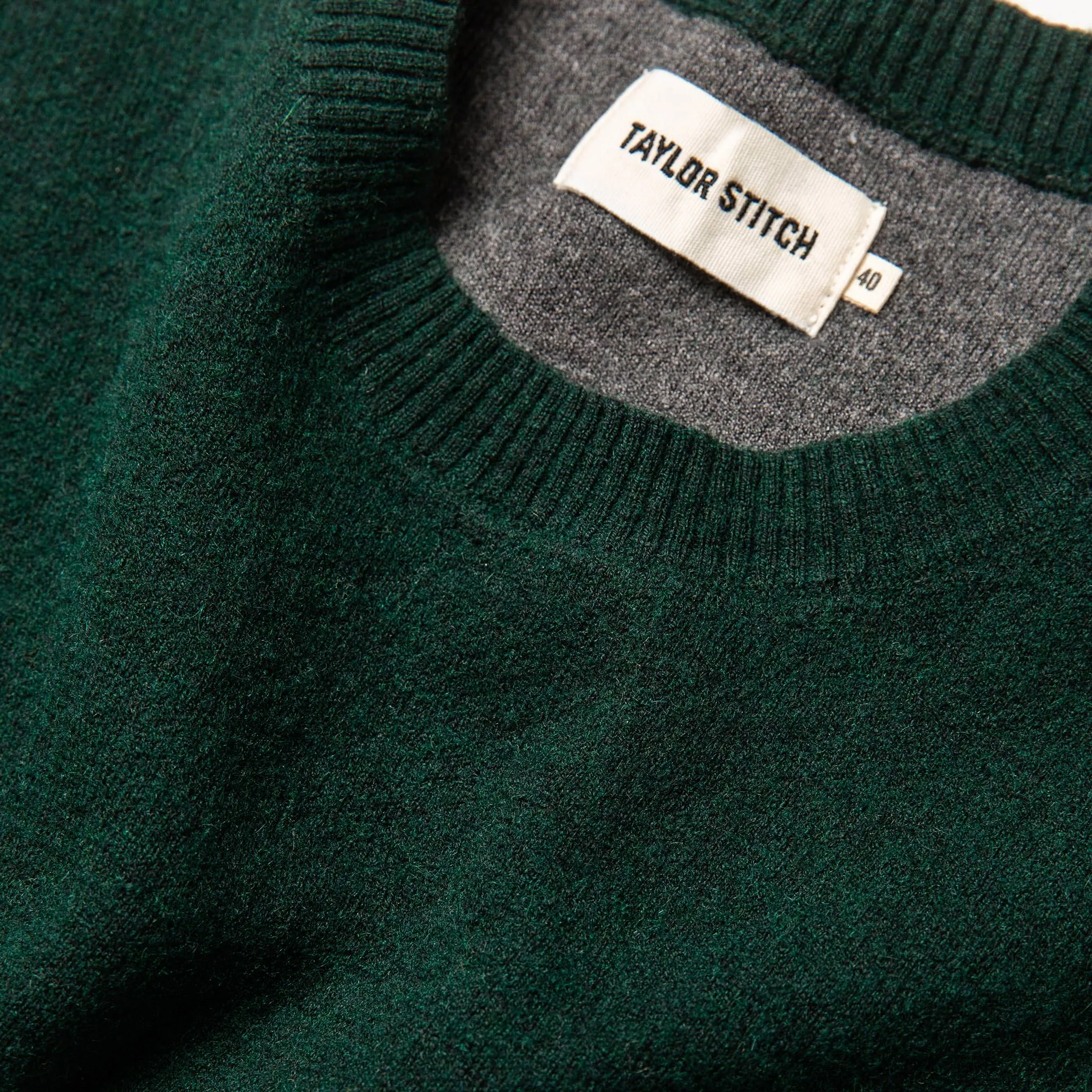 The Double Knit Sweater in Forest